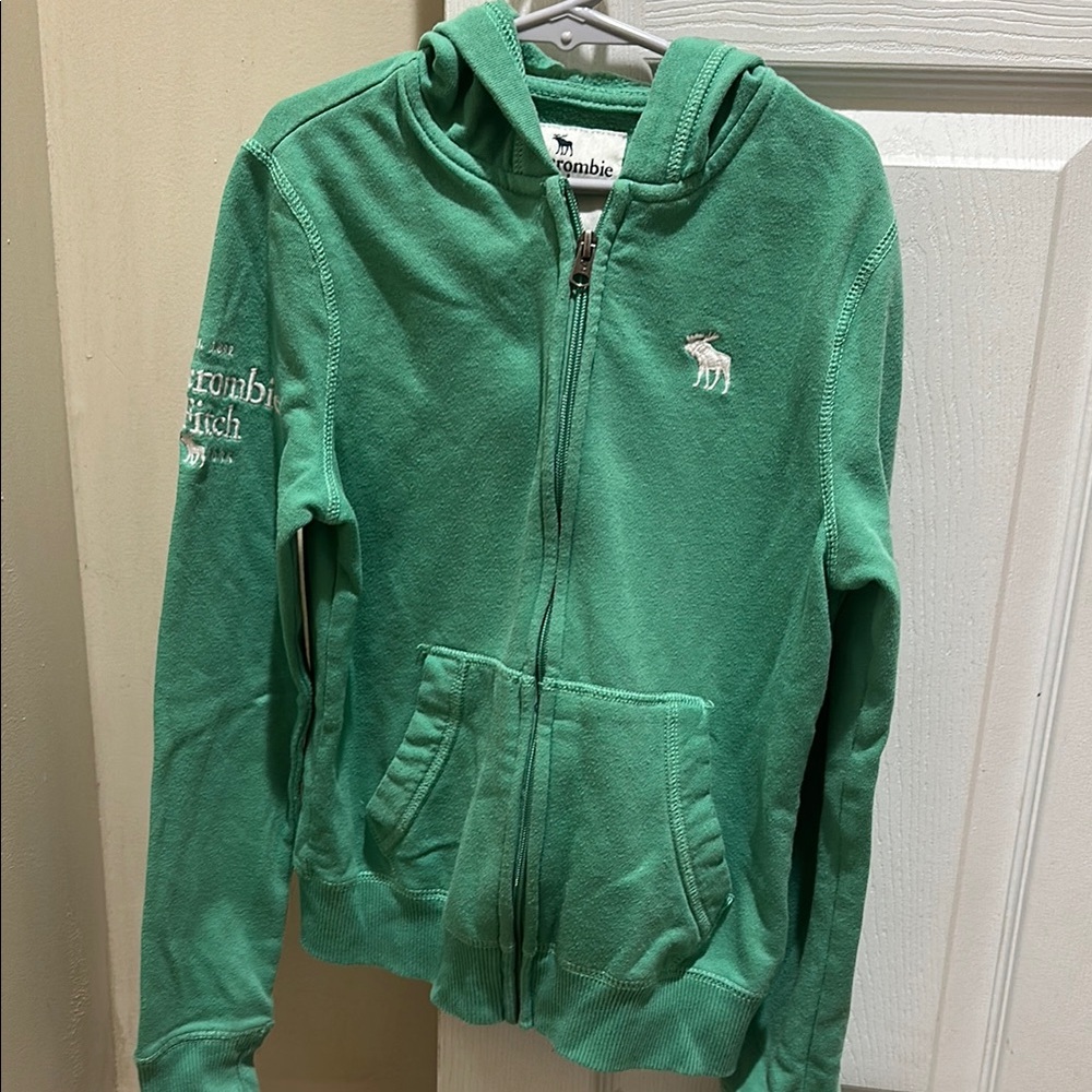 Abercrombie & Fitch Kids Green Hoodie